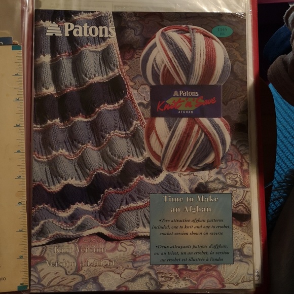 Vintage Knitting Pattern File Book with Patterns w Room for Additional Patterns - Picture 6 of 13